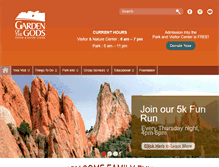 Tablet Screenshot of gardenofgods.com